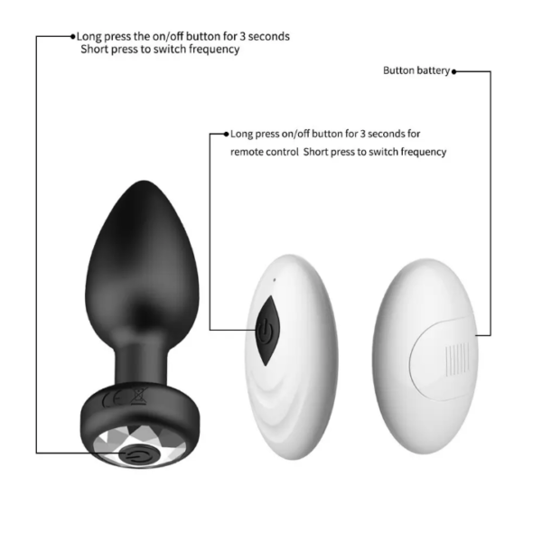 wireless butt plug vibrating