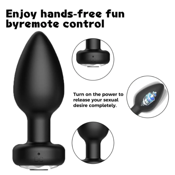 wireless butt plug vibrating