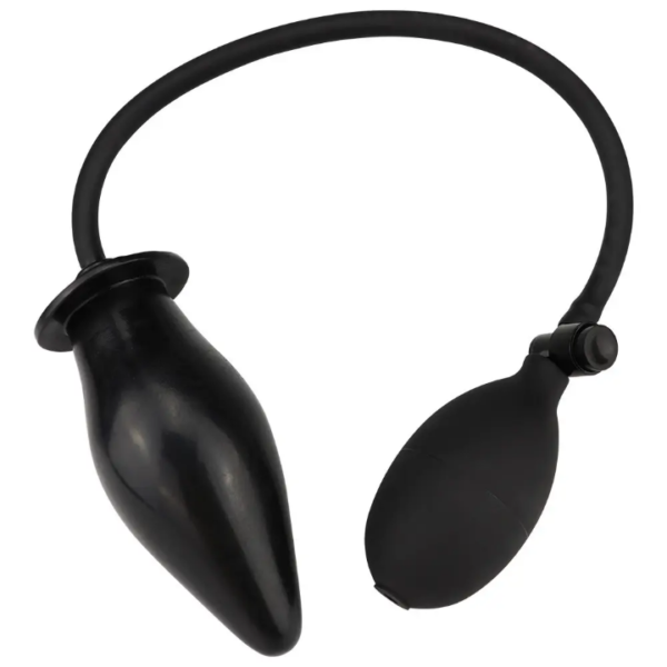 Inflatable anal plug
