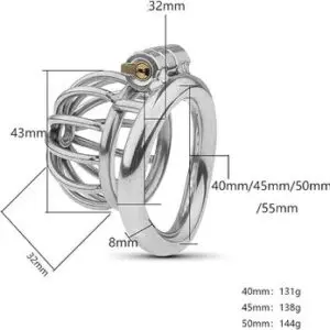 small chastity cage