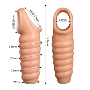 Ribbed Penis Extender