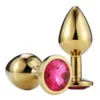 gold anal butt plug