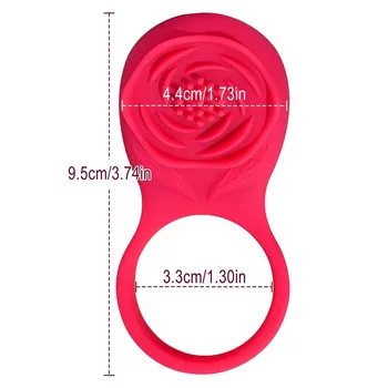 Passionate App-Controlled Clit and Nipple Stimulator Vibrating Ring with Ejaculation Delay 8