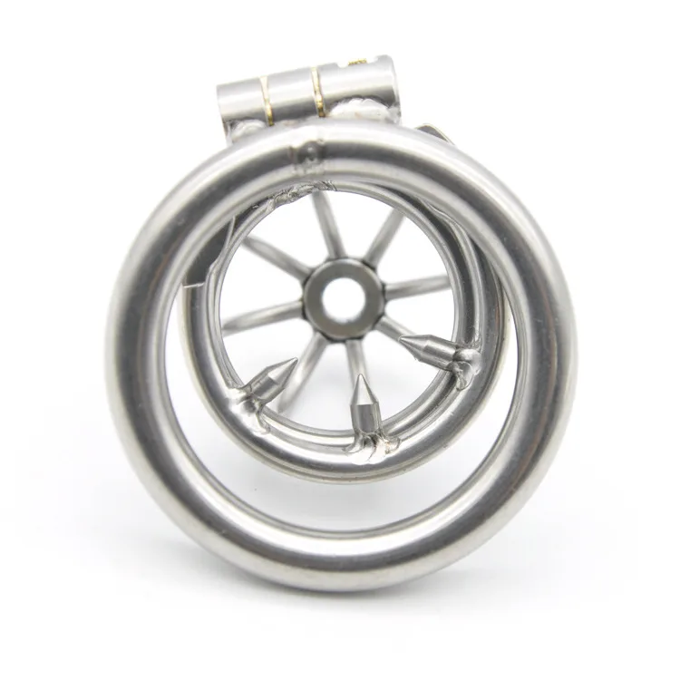 Maxbell-Male-Chastity-Device-Stainless-Steel-Chastity-Cage-Lock-Muscle-Training-45mm Stainless Steel Chasisty Cage