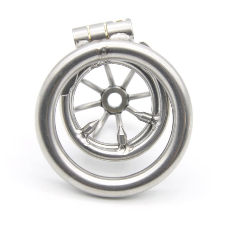 Maxbell-Male-Chastity-Device-Stainless-Steel-Chastity-Cage-Lock-Muscle-Training-45mm Stainless Steel Chasisty Cage