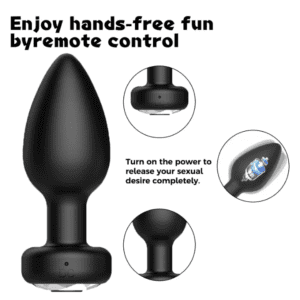wireless butt plug vibrating