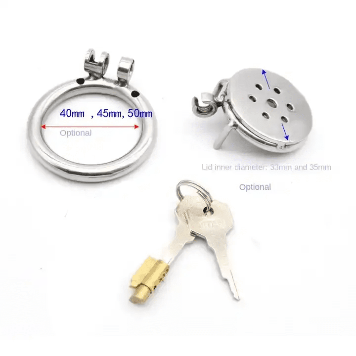 disc lock utlra flat chastity cage for men disc lock utlra flat chastity cage for men