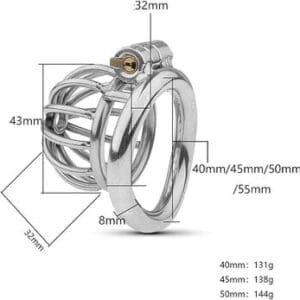 small chastity cage