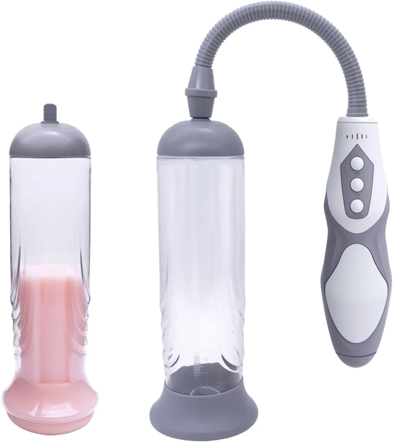 Electric Vacuum Penis Pump with Pocket Pussy, Rechargeable Erection Pump Device, Automatic Male Masturbator Penis Pumps for Men Enlargement Pump Sex Toys Pumps