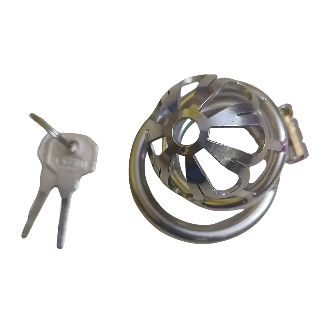 chastity steel lock