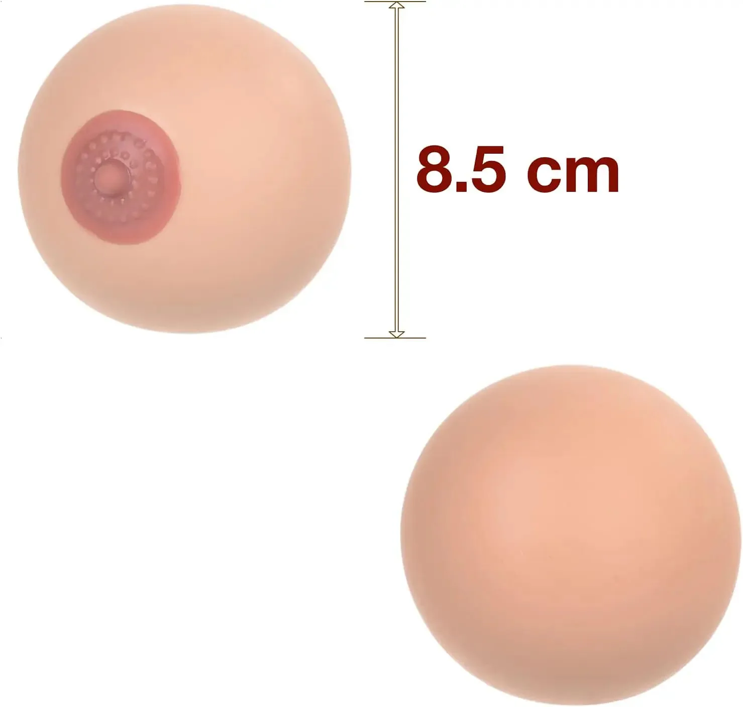 Squishy Nipple Boobs Ball for Stress Relief and Fun (8 cm) Squishy Nipple Boobs Ball for Stress Relief and Fun (8 cm)