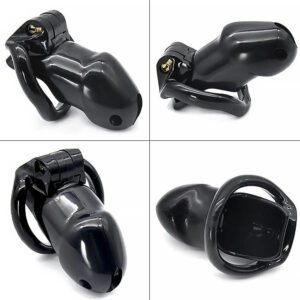 LuxeLock Polycarbonate Male Chastity Cage
