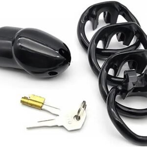 LuxeLock Polycarbonate Male Chastity Cage
