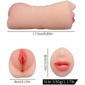 Luxe 2-in-1 Vagina & Mouth Pussy Stroker