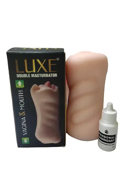 Luxe 2-in-1 Vagina & Mouth Pussy Stroker Luxe 2-in-1 Vagina & Mouth Pussy Stroker